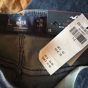 Hollister Skinny Blue Jeans Sleek Fit